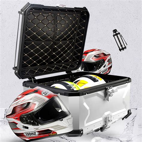 compact metal motorcycle trunk box|top box motorcycle luggage.